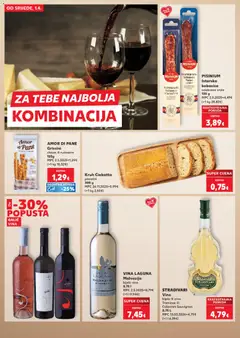 STRADIVARI Vino, bijelo ili crno Traminac ili Cabernet Sauvignon 0,75 L - Pregled kataloga iz trgovine Kaufland, vrijedi od 01.04.2026 | Stranica: 8 | Proizvodi: Bijelo vino, Kruh, Ružmarin, Kobasica