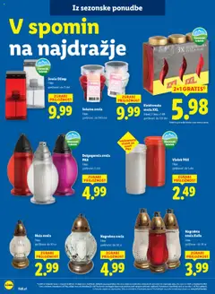 Lidl katalog akcije – veljaven od 16.10.2025 | Stran: 16 | Izdelki: Sveča, Kos