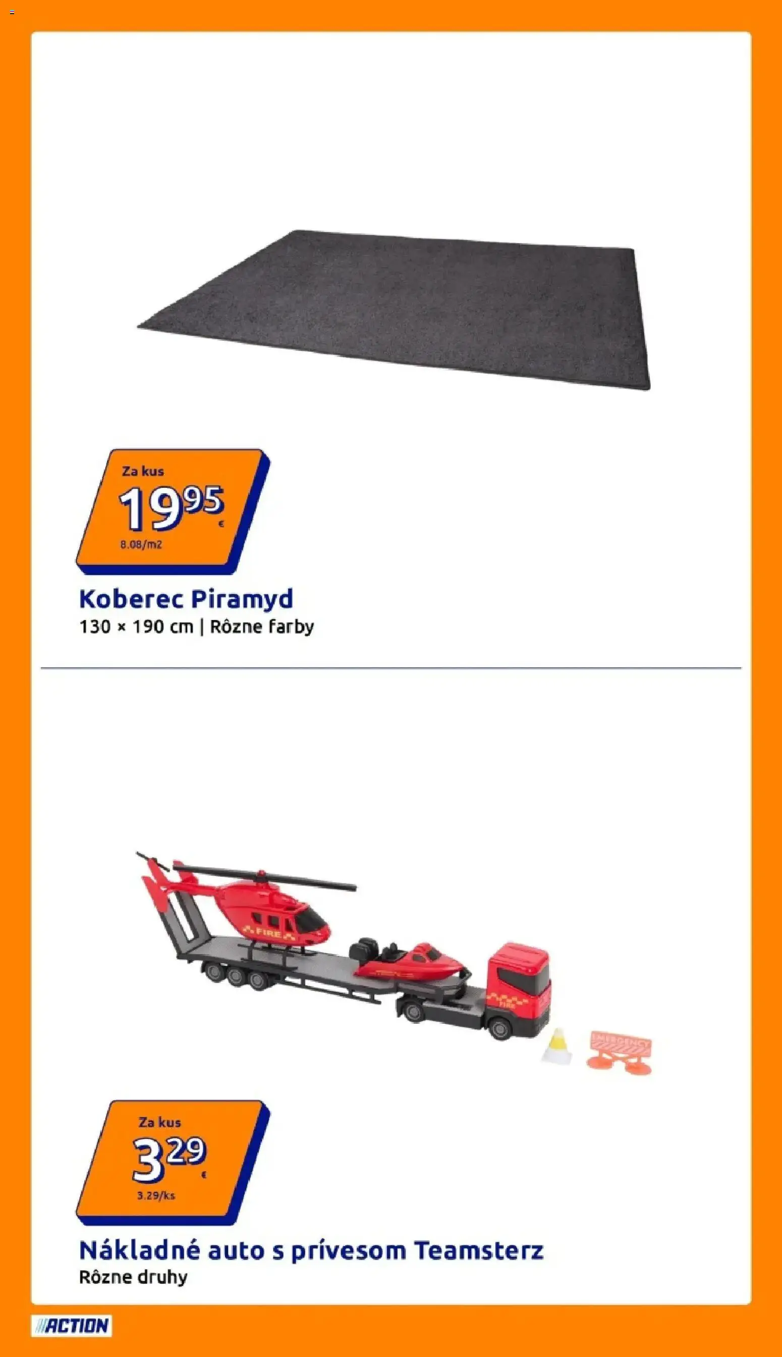Nové Action akcie – leták je platný od 08.04.2026 | Strana: 17 | Produkty: Koberec
