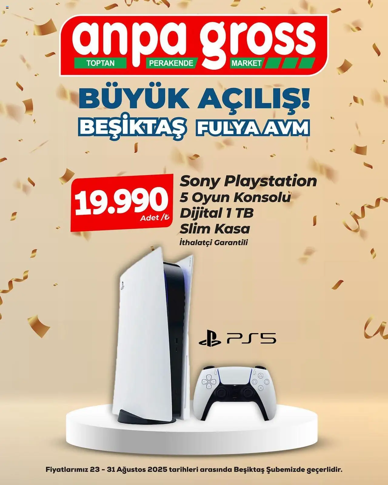 Anpa Gross Büyük Açılış - 23.08.2025 tarihinden itibaren geçerlidir | Sayfa: 17 | Ürünler: Oyun konsolu, Playstation, Oyun, Kasa