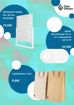Clas Ohlson-mainoslehti voimassa 10.10.2025 alkaen | Sivu: 5 | Tuotteet: Meikkipeili
