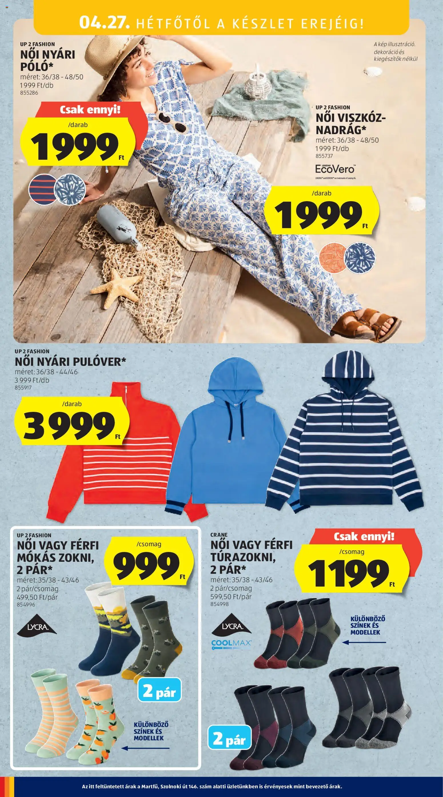 Aldi akciós ujság - amely érvényes a következő dátumtól: 23.04.2026 | Oldal: 54 | Termékek: Dekoráció