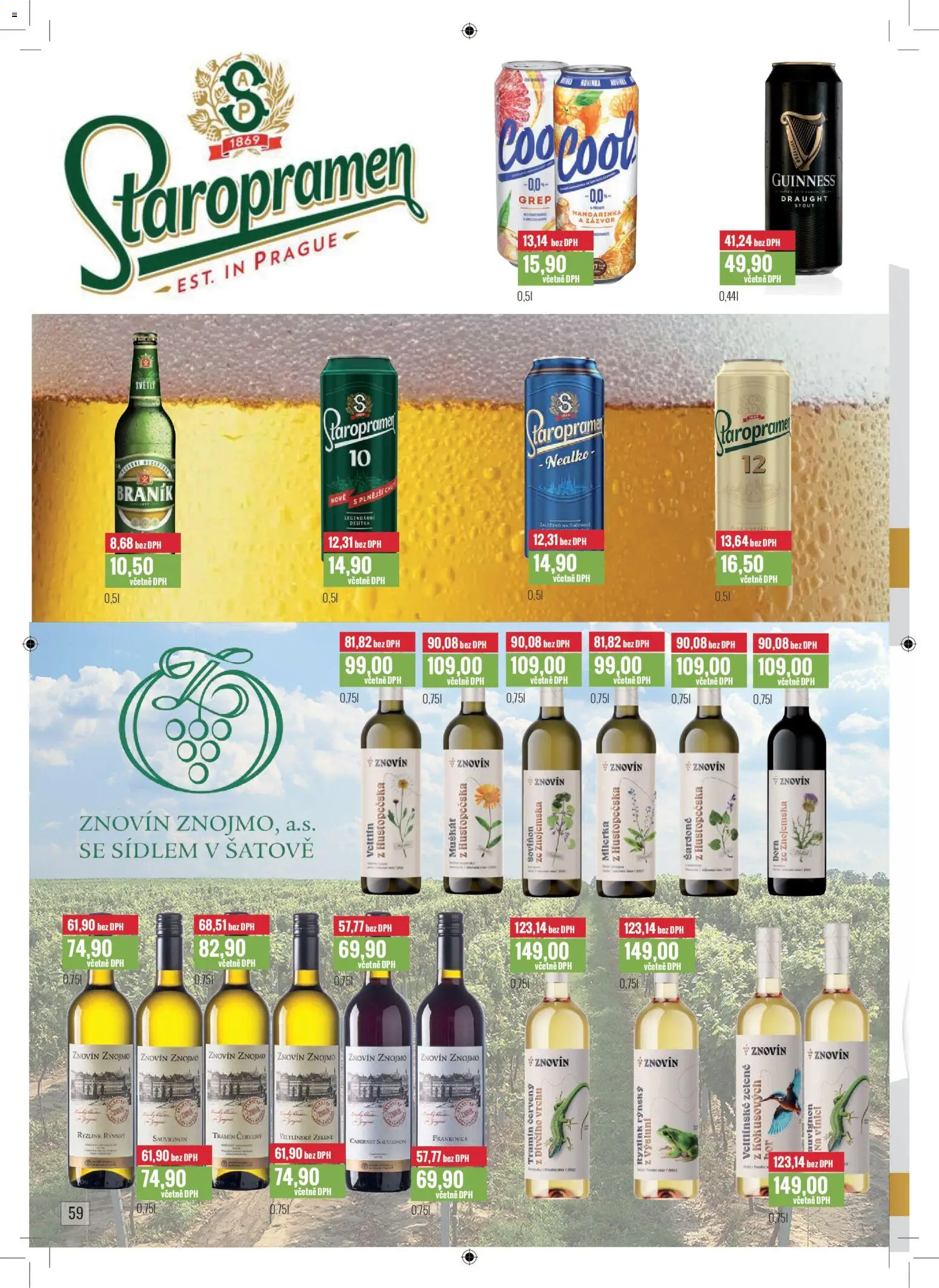 Ratio leták od 01.11.2025 | Strana: 60 | Produkty: Cabernet Sauvignon, Guinness, Zázvor, Tramín červený