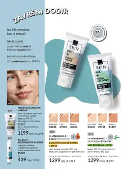 ZA BLISTAV SJAJ BB KREMA + SPF15, sa vitaminom E + papaja ekstraktom ultra lagana formula SPF15 sa blistavom, dugotrajnom pokrivenošću - pregled AVON kataloga - važi od 01.10.2025 | Strana: 142