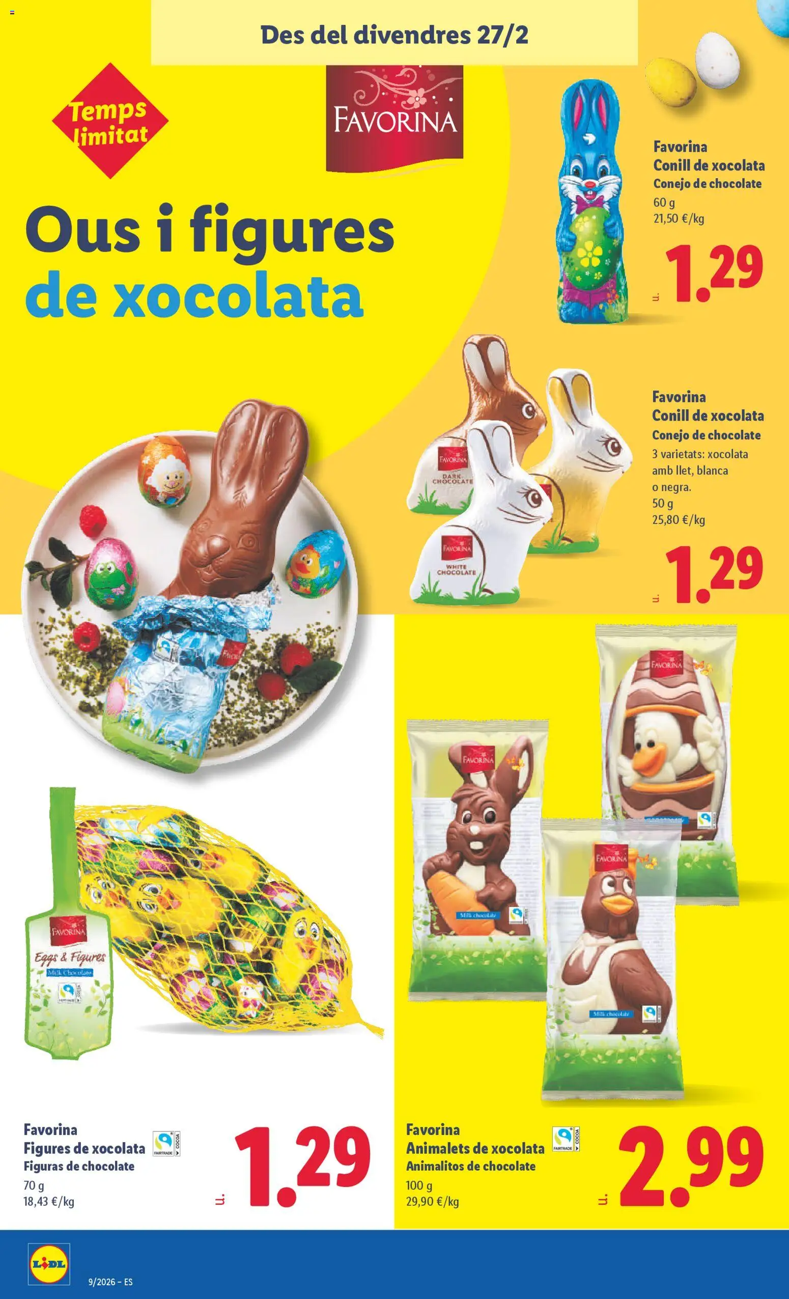 Lidl folleto │ válido desde el 23.02.2026 | Página: 28 | Productos: Chocolate