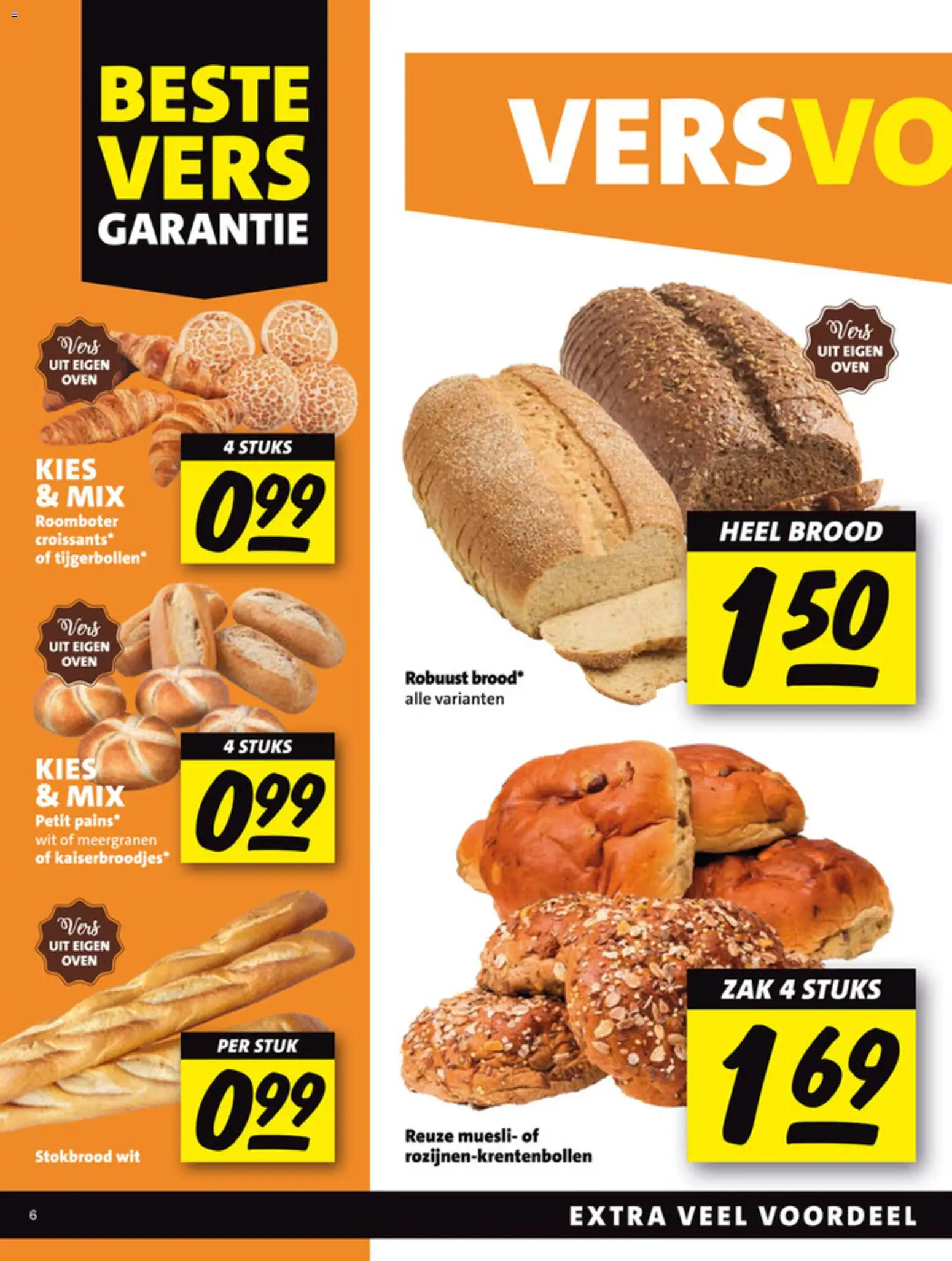 {H1} | Pagina: 6 | Producten: Brood, Stokbrood, Muesli, Oven