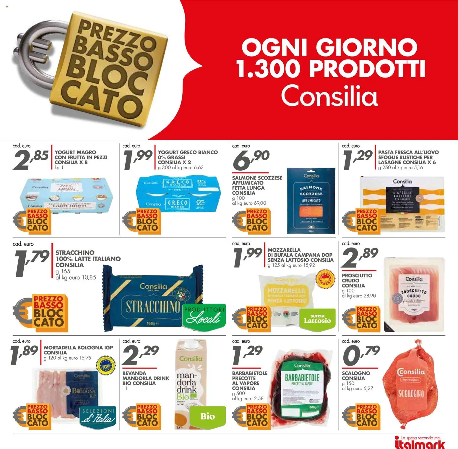 Volantino Italmark del 11.03.2026 | Pagina: 20 | Prodotti: Mozzarella, Latte, Mortadella, Stracchino