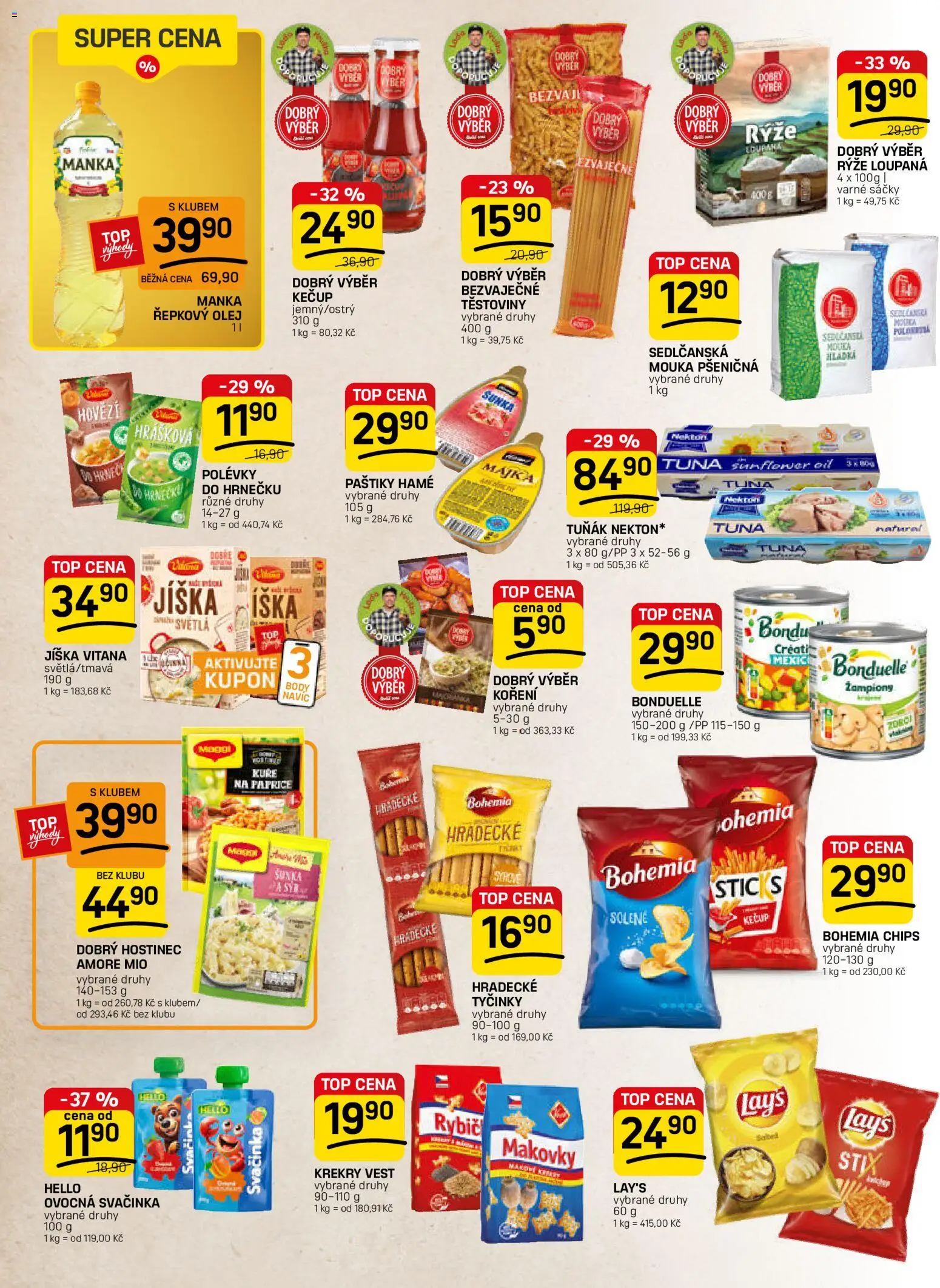 Flop leták - FlopTop od 18.02.2026 | Strana: 8 | Produkty: Tyčinky, Řepkový olej, Lay's, Kuře