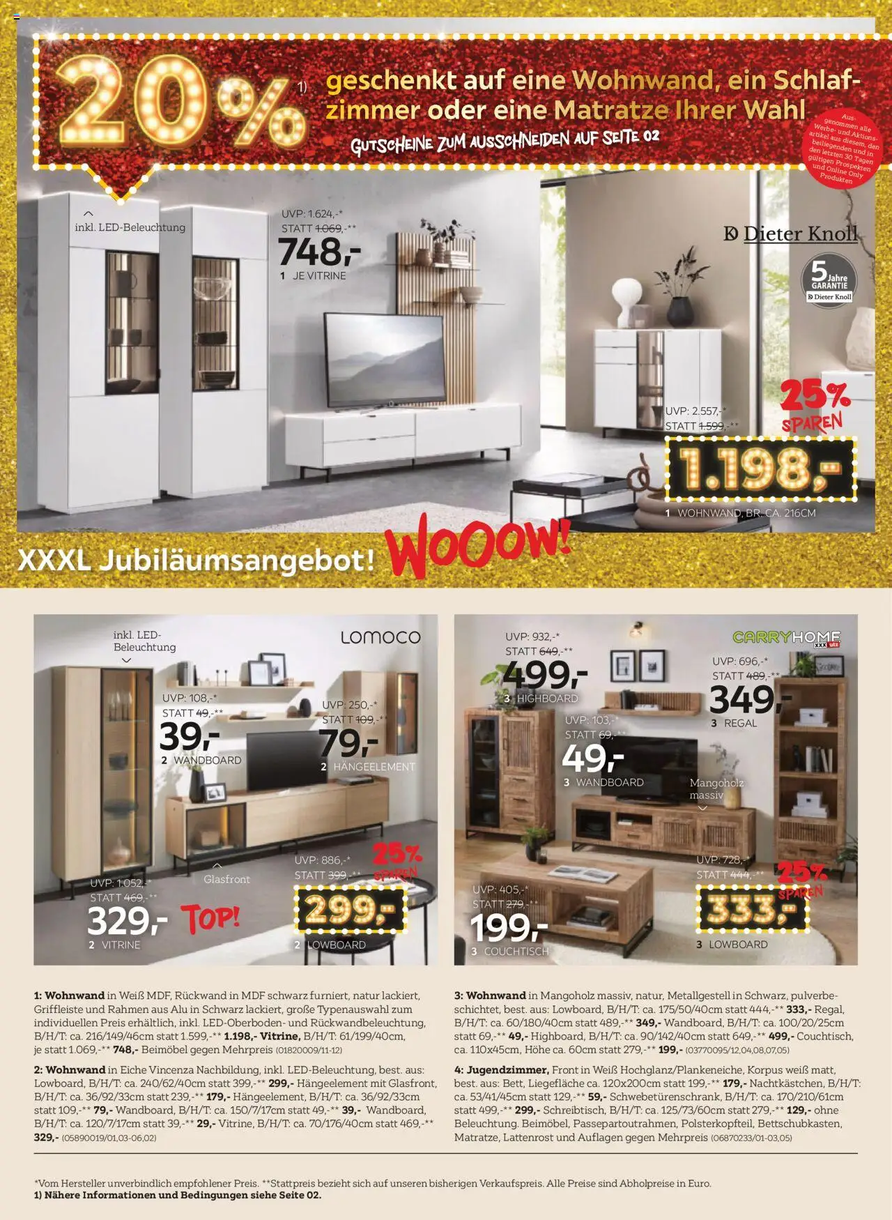 XXXLutz Prospekt aktuell gültig ab 29.07.2025 | Seite: 10 | Produkte: Matratze, Lattenrost, Couchtisch, Regal