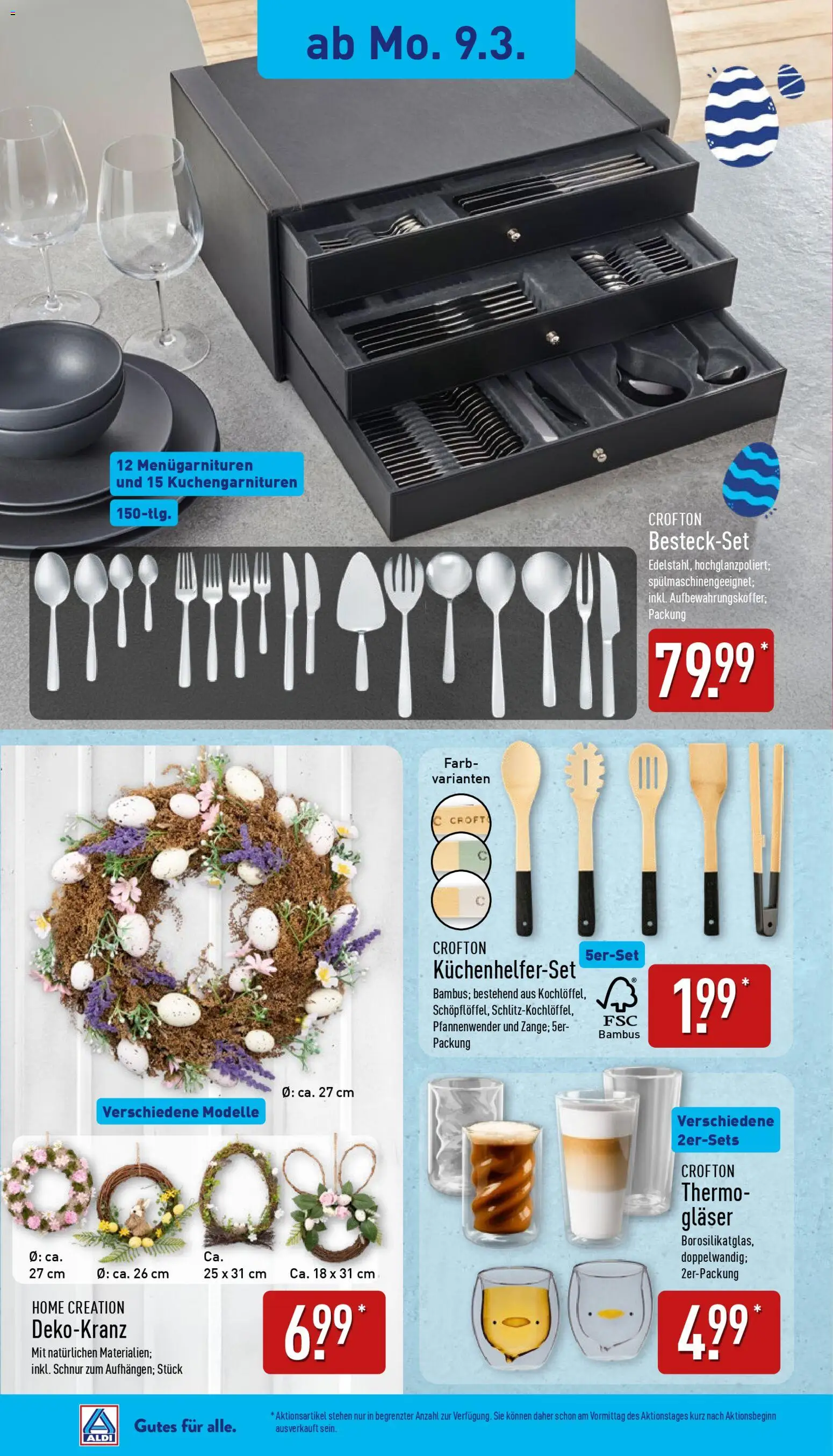 Aldi Ausblick – gültig ab 09.03.2026 | Seite: 3 | Produkte: Home creation