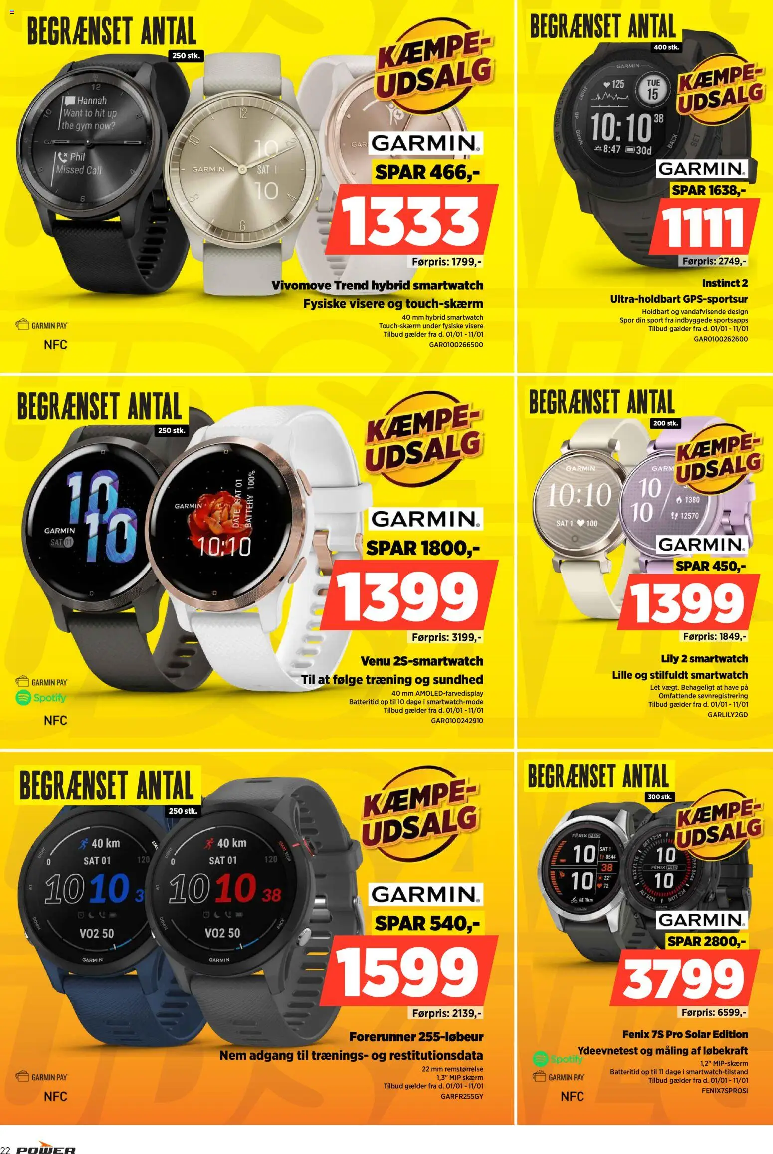 Power tilbudsavis – gyldig fra 09.01.2026 | Side: 22 | Produkter: Skærm, Maling, Smartwatch