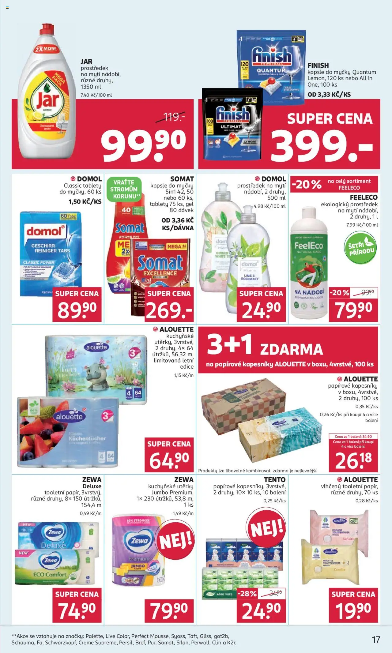 Rossmann leták od 18.06.2025 | Strana: 17 | Produkty: Clin, Kapsle, Papírové kapesníky, Somat