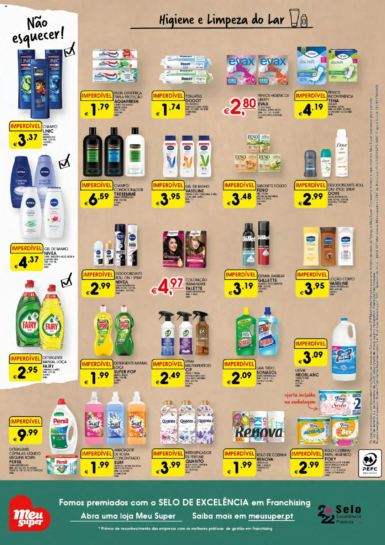 Meu Super folheto │ válido de 22.01.2026 | Página: 8 | Produtos: Desodorizante, Sabonete, Banho, Creme