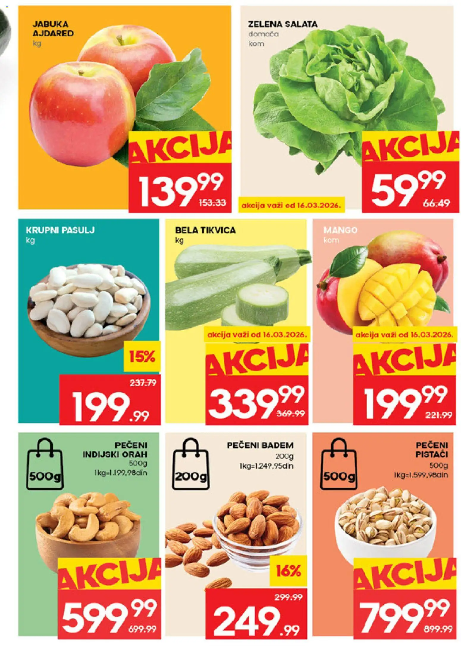 Roda katalog - važi od 12.03.2026 | Strana: 3 | Proizvode: Pasulj, Mango, Orah, Tikvica
