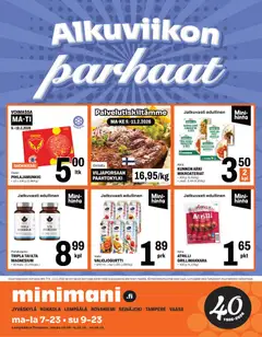 Minimani-mainoslehti voimassa 09.02.2026 alkaen