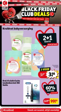 Oral-B elektrische tandenborstel iO6 Smile, Elektrische tandenborstel - Voorbeeld van een folder van Kruidvat, geldig van 25.11.2025 | Pagina: 70