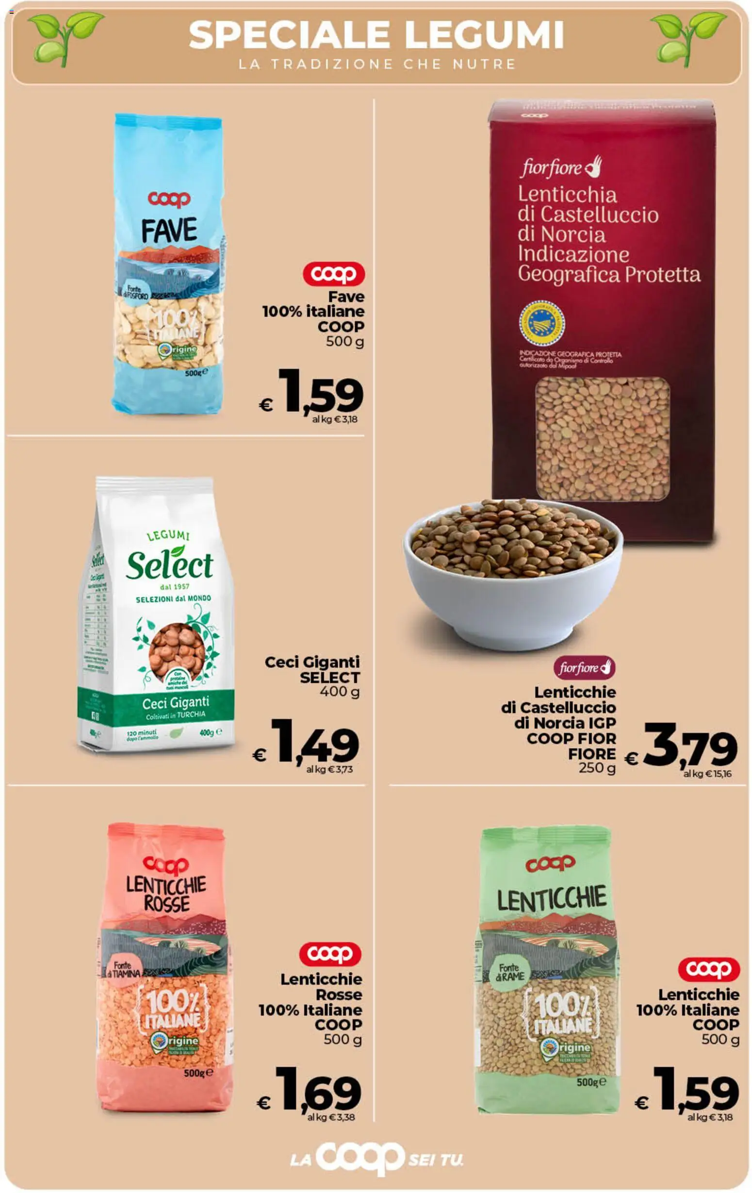 Volantino COOP del 24.02.2026 | Pagina: 24 | Prodotti: Legumi, Ceci, Lenticchie