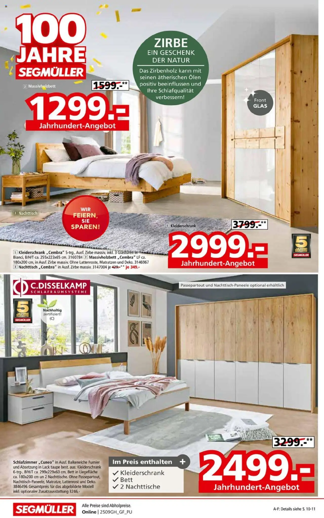 Segmüller Prospekt 	 – gültig ab 13.09.2025 | Seite: 24 | Produkte: Bett, Kleiderschrank, Nachttisch, Lattenrost