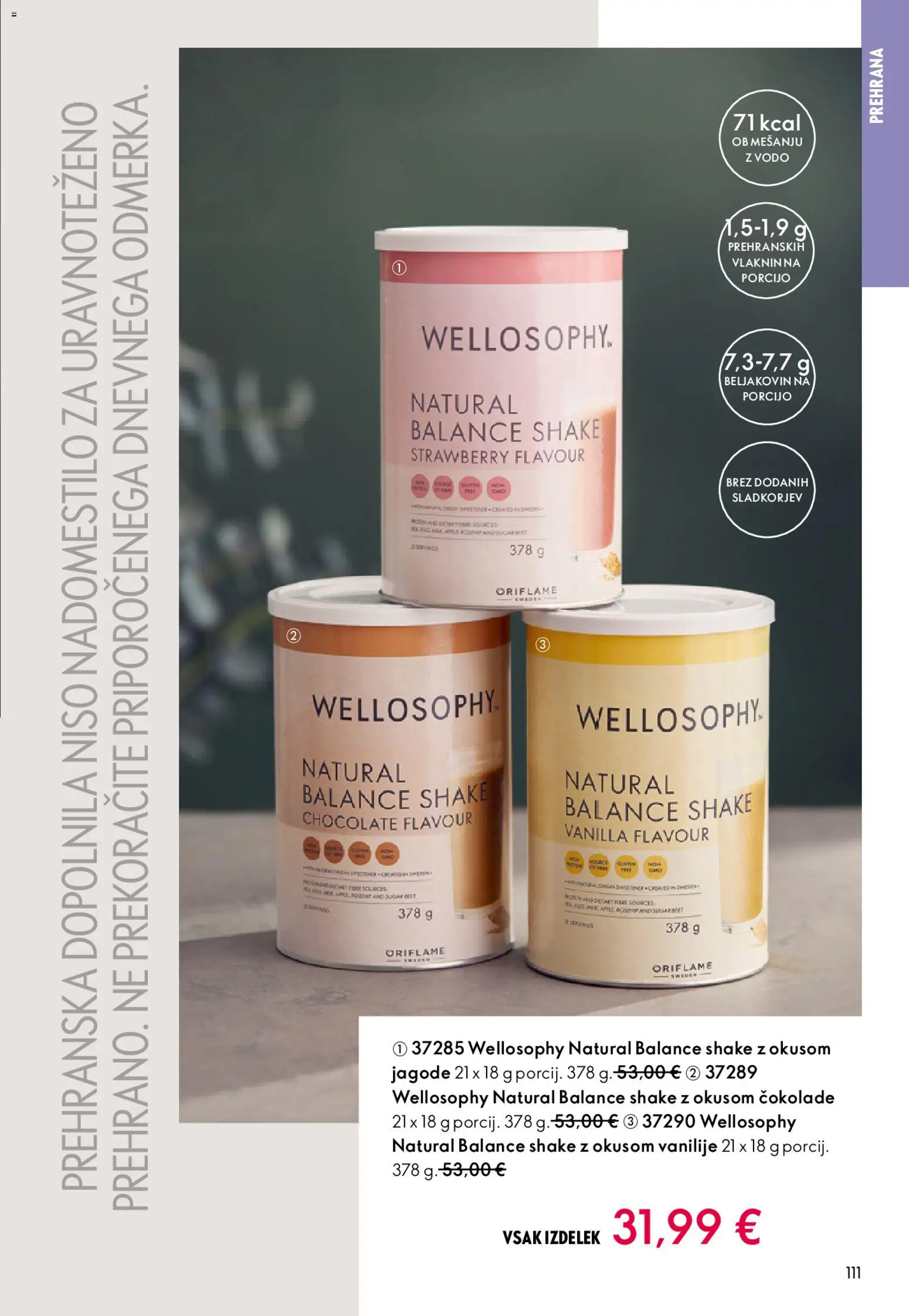Novi Oriflame katalog ponudbe – veljaven od 31.12.2025 | Stran: 111 | Izdelki: Prehranska dopolnila, Jagode