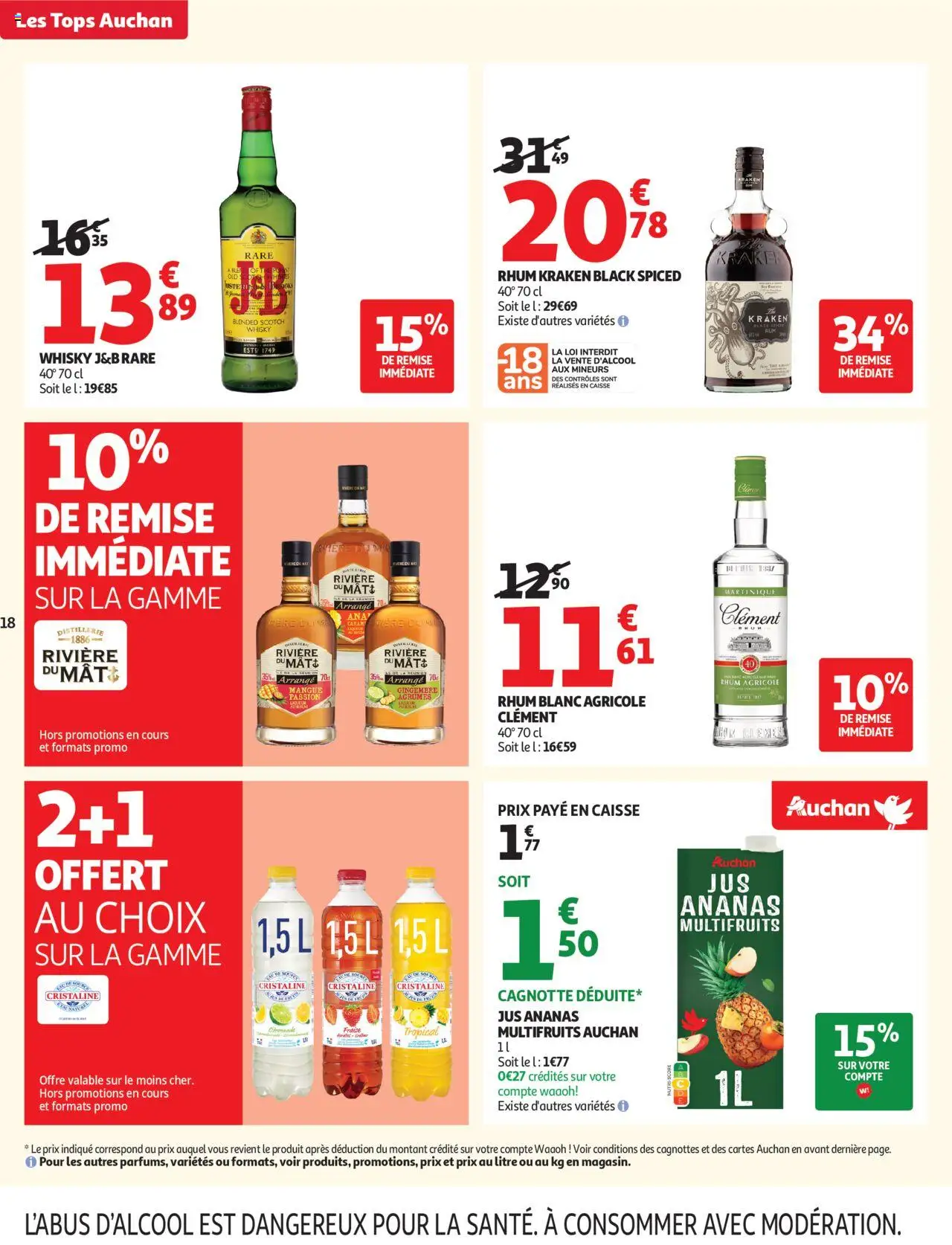 {H1} | Page: 18 | Produits: Whisky, Mangue, Gingembre, Jus