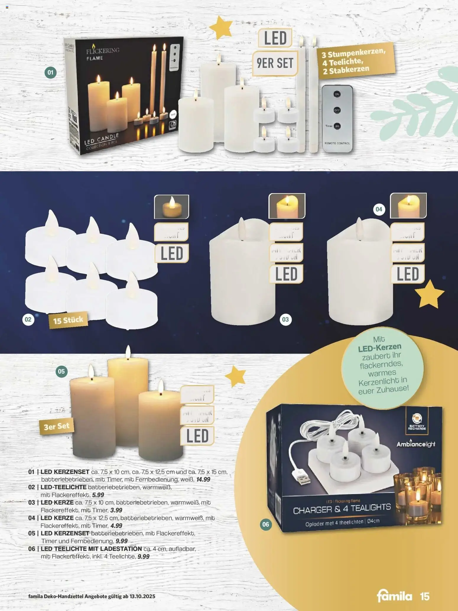 Famila Nordwest - Famila: Weihnachtsdeko – gültig ab 12.10.2025 | Seite: 15