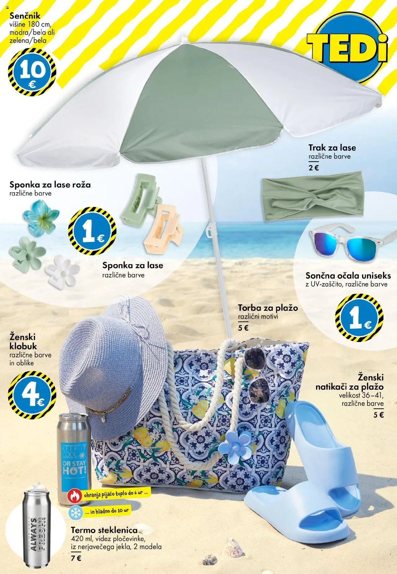 TEDi katalog │ velja od 13.06.2025 | Stran: 7 | Izdelki: Steklenica, Torba, Sončna očala, Ocala