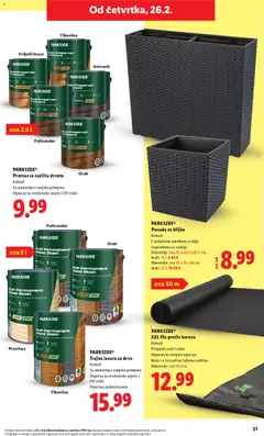 Lidl - Priče iz mog vrta - Pregled kataloga iz trgovine Lidl, vrijedi od 23.02.2026 | Stranica: 21 | Proizvodi: Parkside, Orah