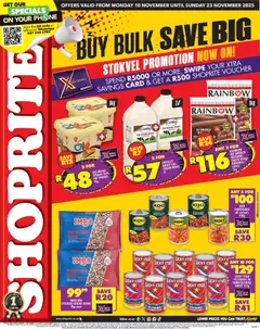 Shoprite specials catalogue – valid from 10.11.2025