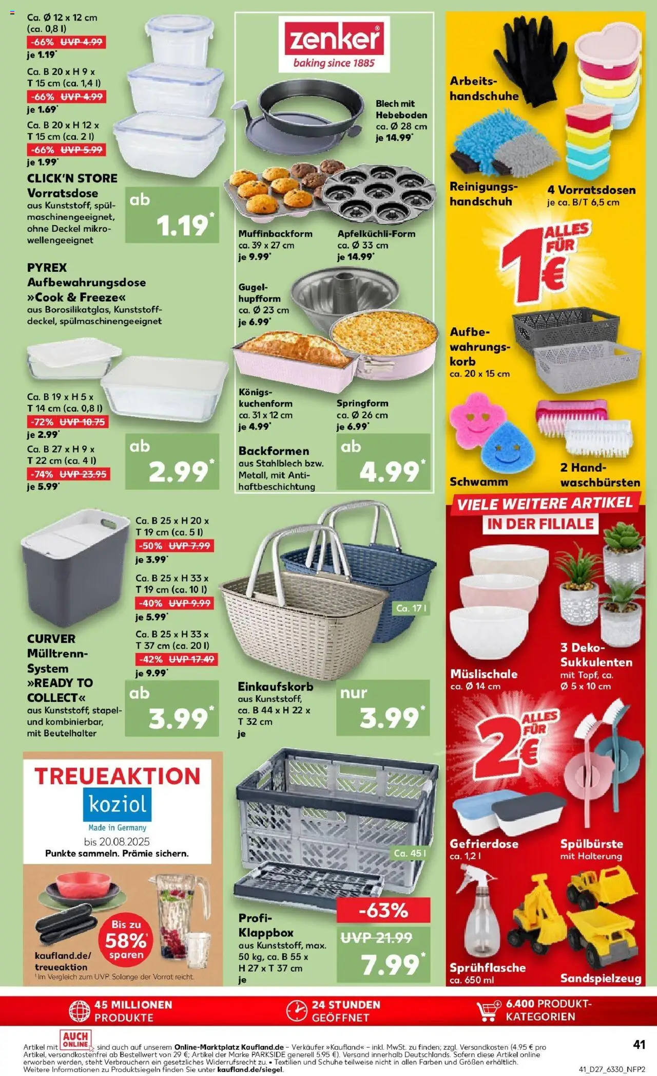 Kaufland prospekt Gütersloh	 - gültig ab dem 03.07.2025 | Seite: 41 | Produkte: Box, Korb, Apple, Handschuhe
