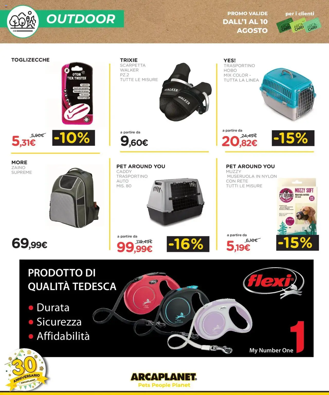 Volantino Arcaplanet del 01.08.2025 | Pagina: 28 | Prodotti: Zaino
