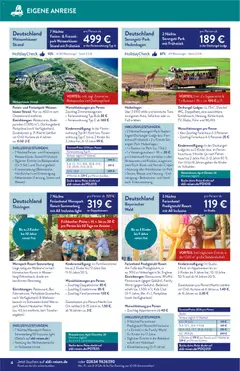 Aldi Reisen Prospekt 	 ab 01.04.2026 gültig | Seite: 4 | Produkte: Bettwäsche, Wasser, Föhn, Uhr