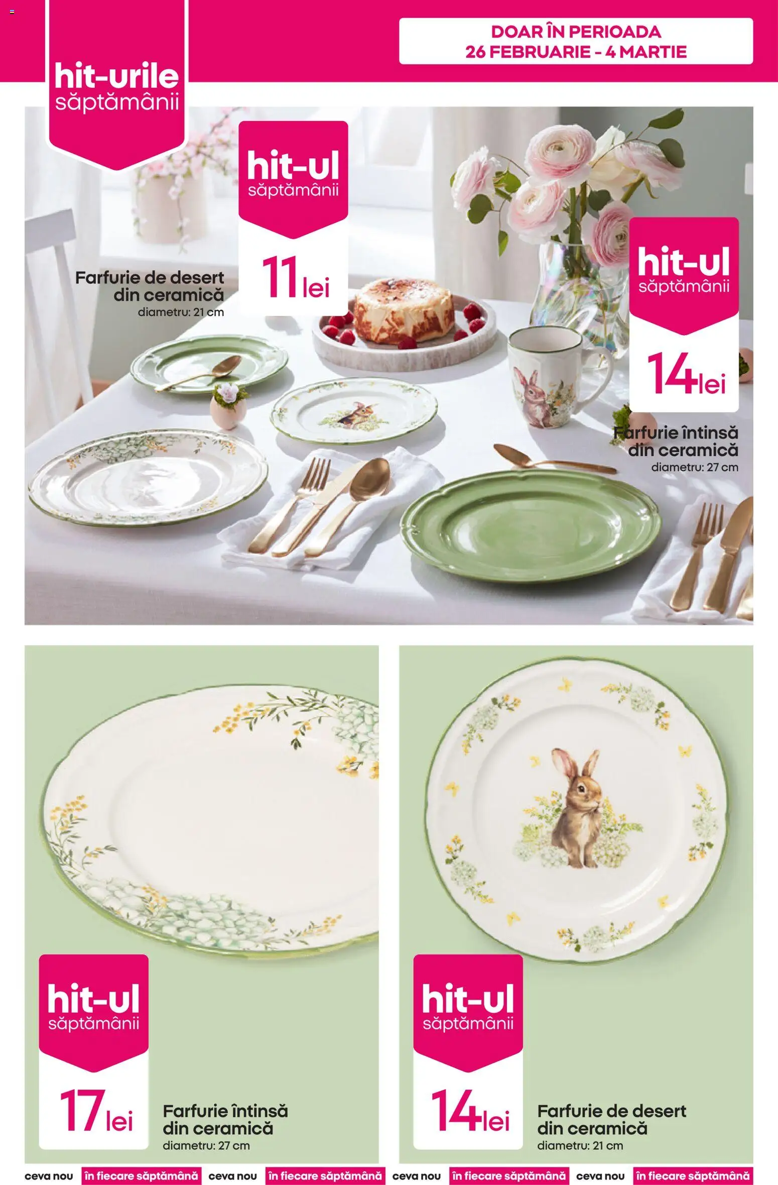 Noul catalog Pepco – valabil de la 26.02.2026 | Pagină: 2 | Produse: Farfurie