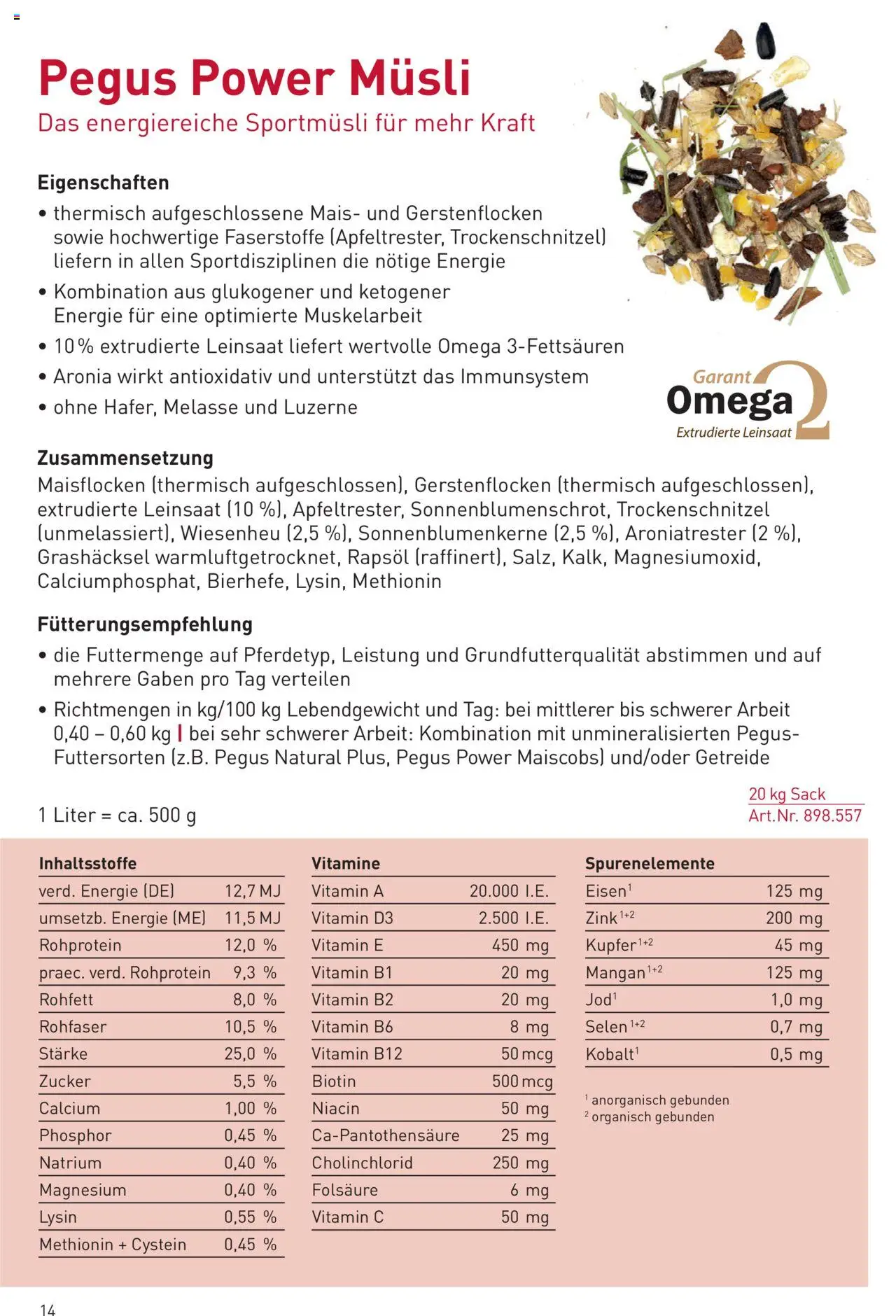 Lagerhaus  Pegus gültig ab 10.09.2025 | Seite: 14 | Produkte: Getreide, Zucker