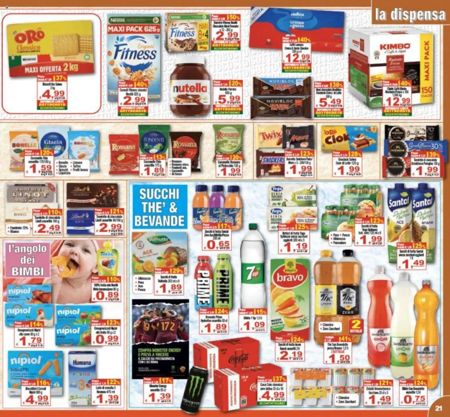 Volantino CTS del 17.03.2026 | Pagina: 21 | Prodotti: Manzo, Biscotti, Nutella, The