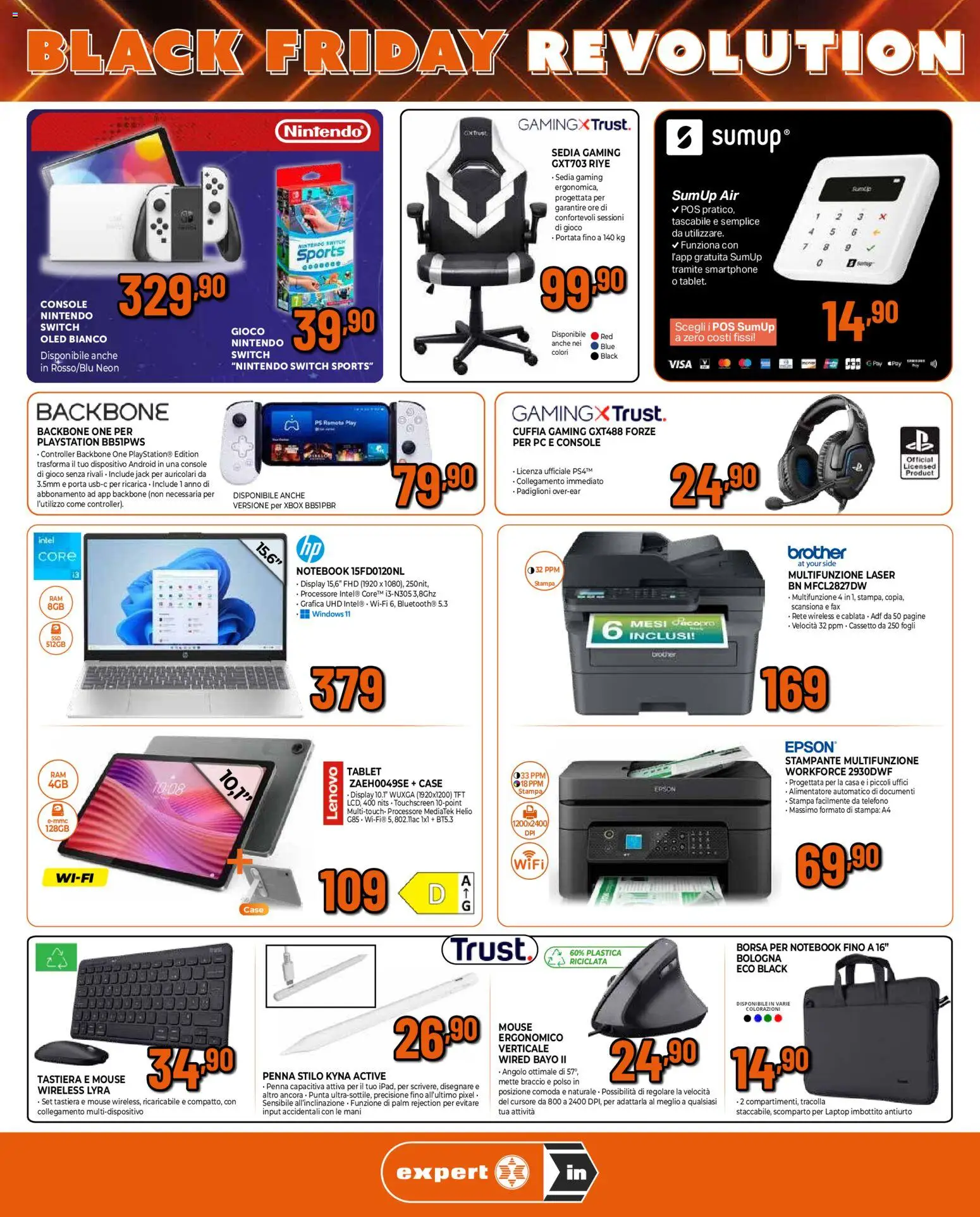 Volantino Ipercoop del 17.11.2025 | Pagina: 4 | Prodotti: Auricolari, Smartphone, Mouse, Borsa