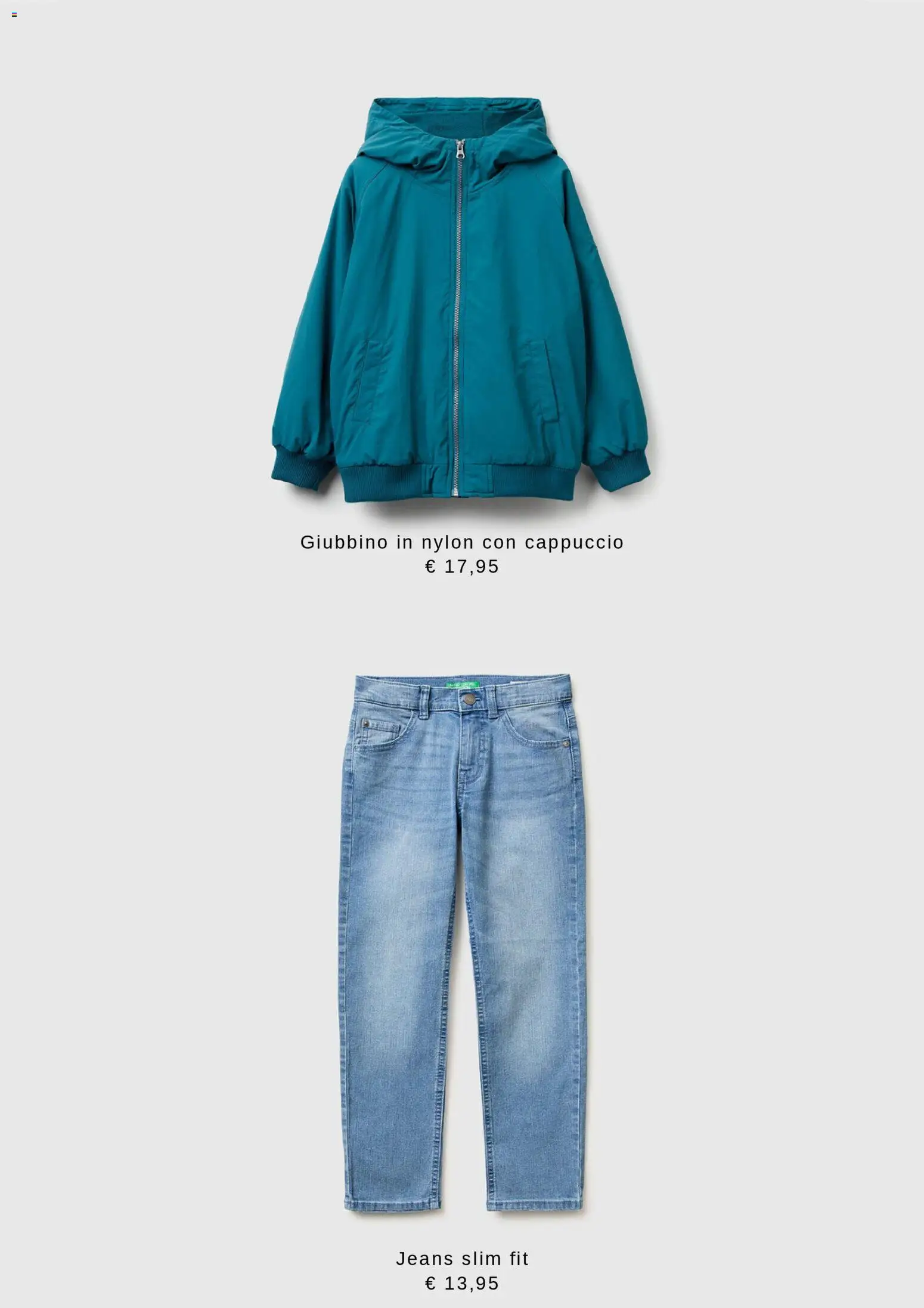 Volantino Benetton del 16.02.2026 | Pagina: 10 | Prodotti: Jeans, Cappuccio