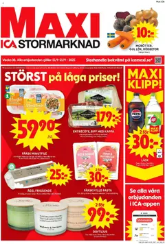 ICA Maxi - Nacka - Förhandsvisning av reklamblad från butik ICA Maxi aktuell från 15.09.2025
