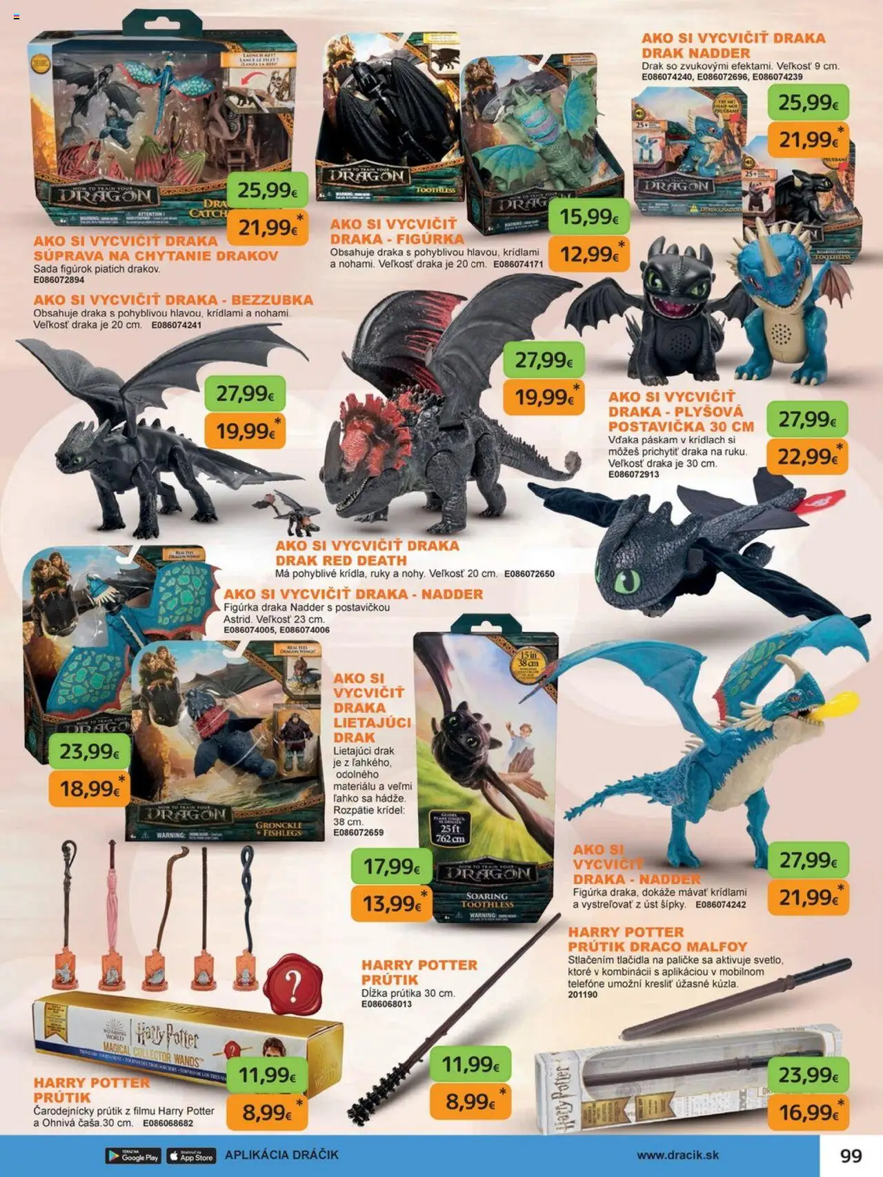 Nové Dráčik akcie – leták je platný od 03.10.2025 | Strana: 99