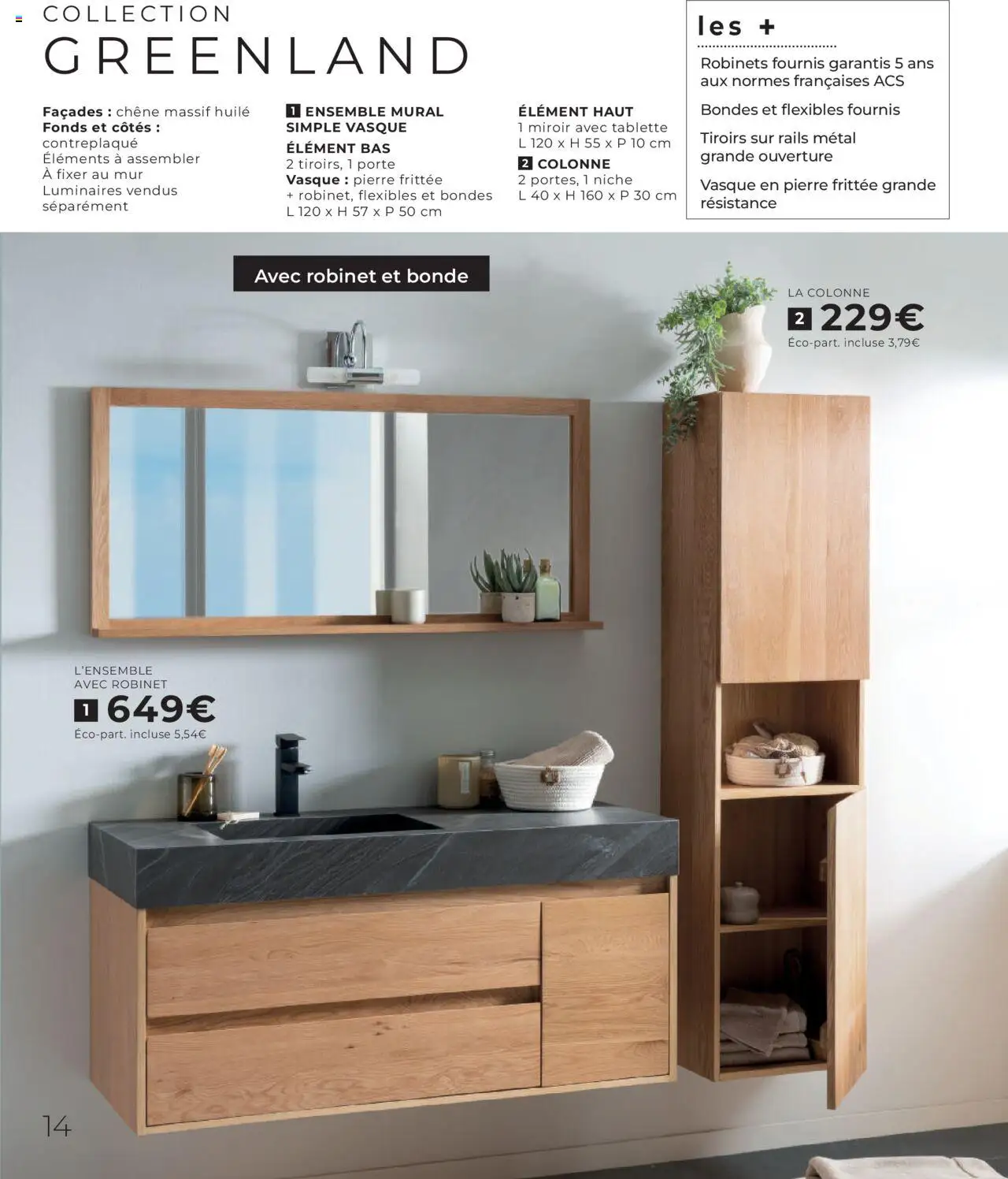  | Page: 14 | Produits: Tablette, Robinet, Porte, Huile