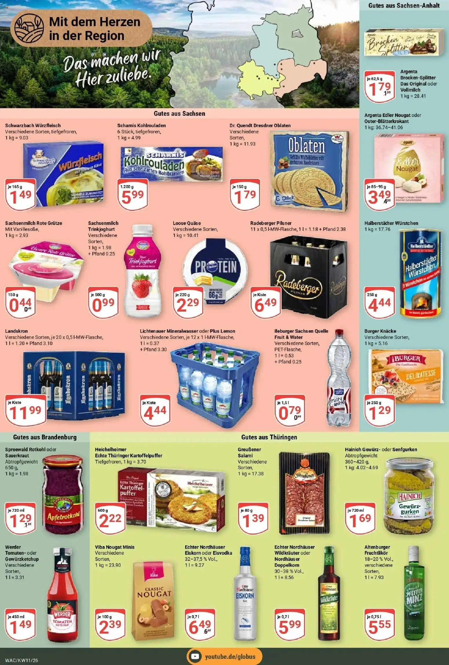 Globus prospekt Markkleeberg	 – gültig ab 09.03.2026 | Seite: 13 | Produkte: Burger, Mineralwasser, Trinkjoghurt, Ketchup