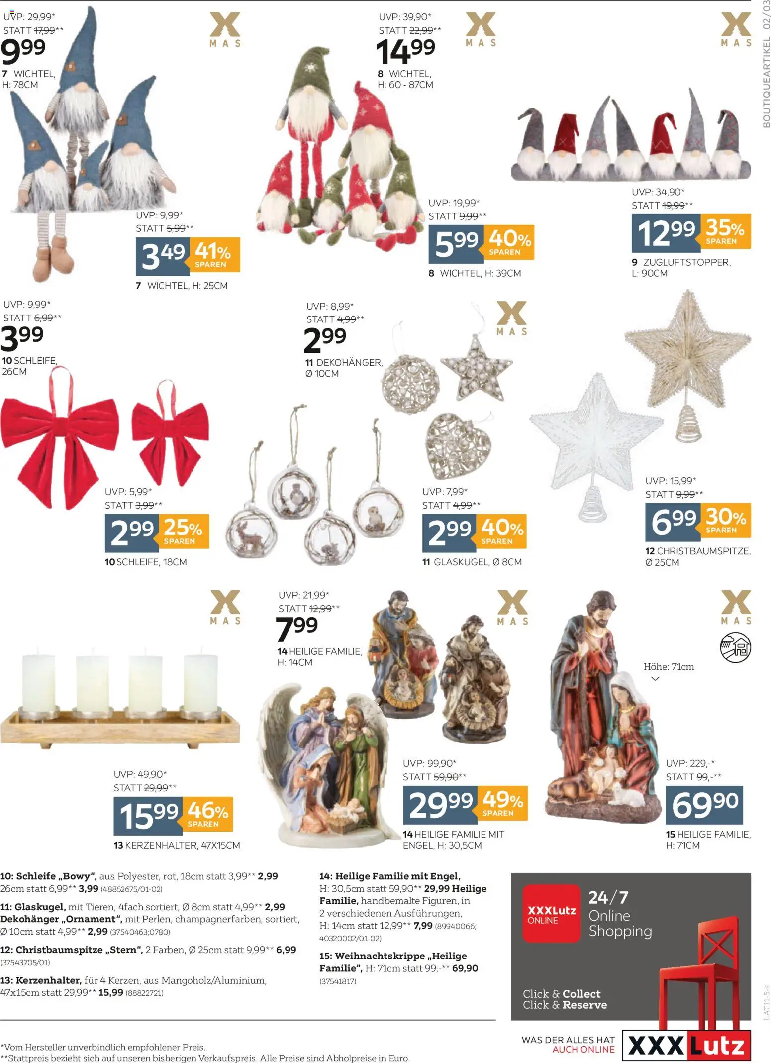 XXXLutz Weihnachtsmarkt gültig ab 11.11.2025 | Seite: 3