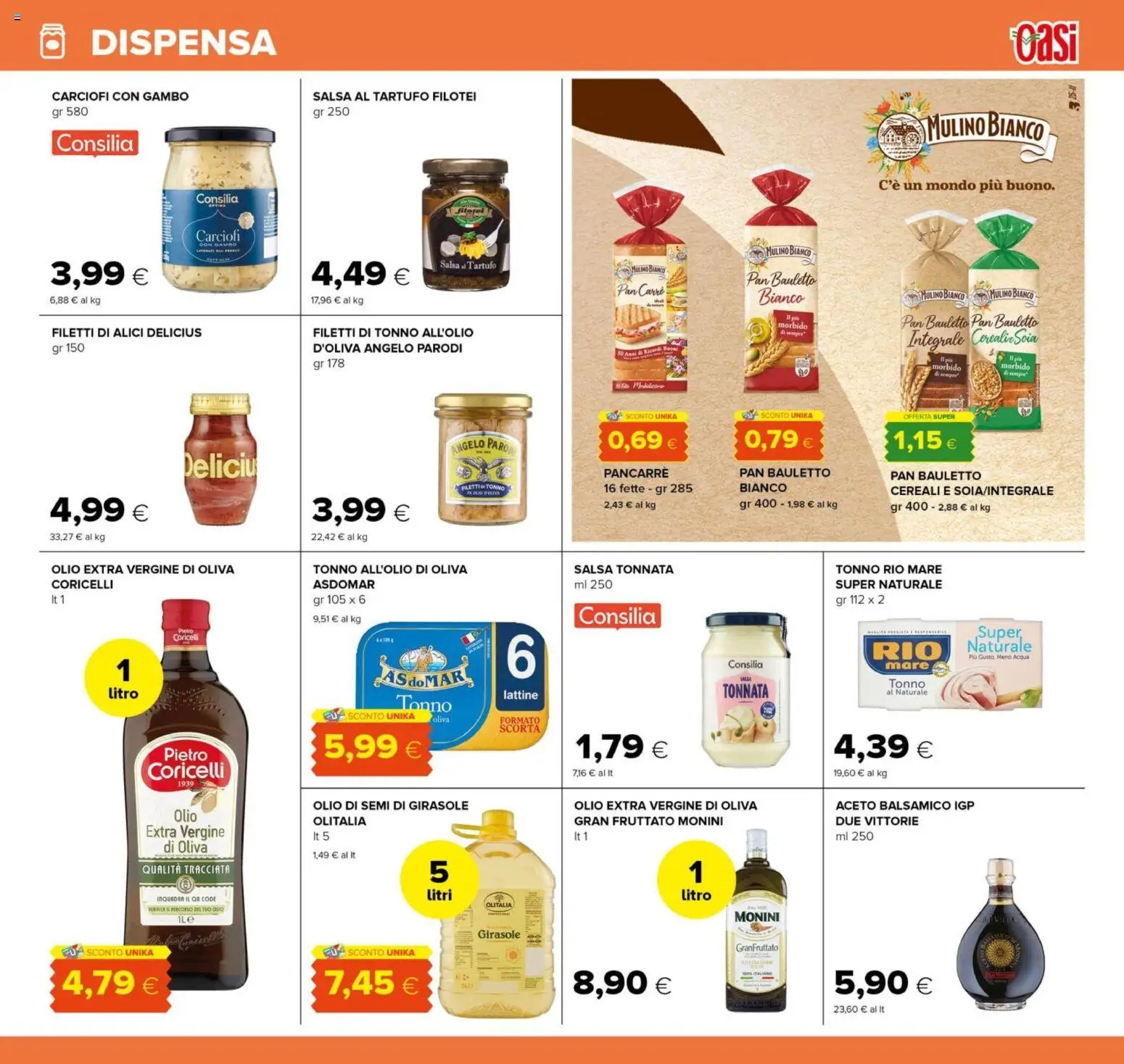 Volantino Oasi del 15.12.2025 | Pagina: 27 | Prodotti: Salsa, Olio, Olio extra vergine, Alici