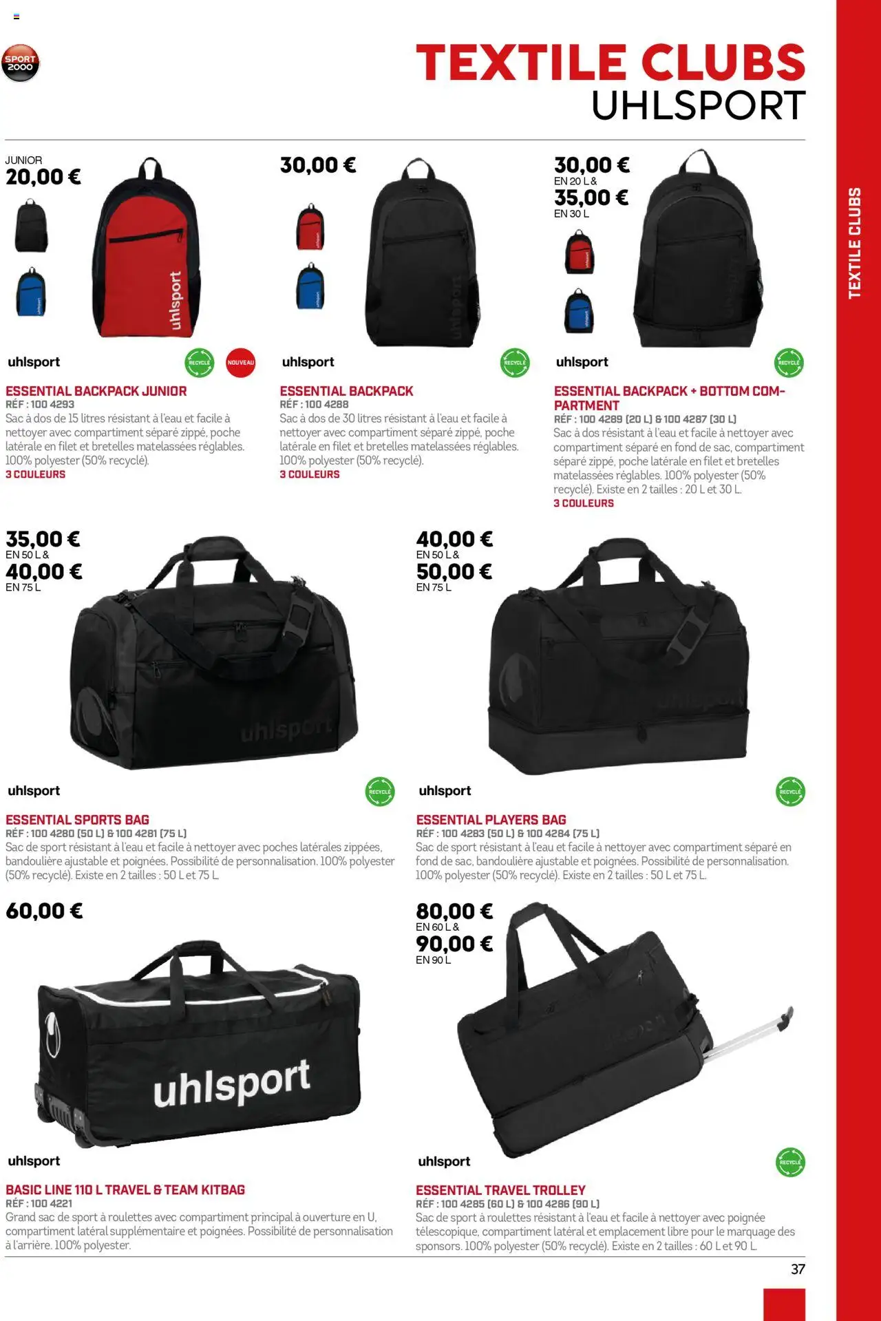 {H1} | Page: 37 | Produits: Sac, Sac à dos