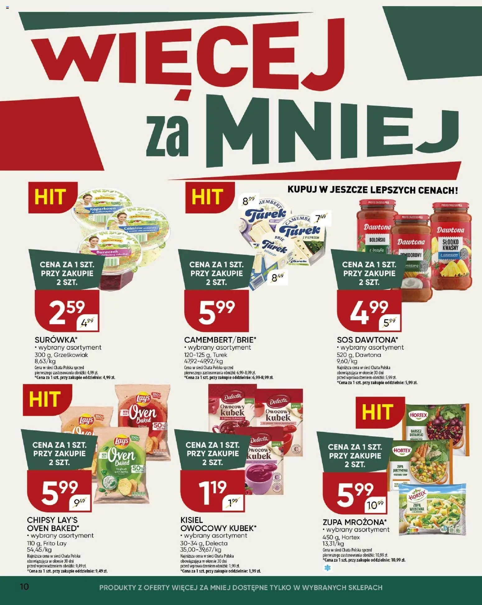 Chata Polska Gazetka od 29.01.2026 | Strona: 10 | Produkty: Barszcz, Barszcz ukraiński, Bazylia, Sos