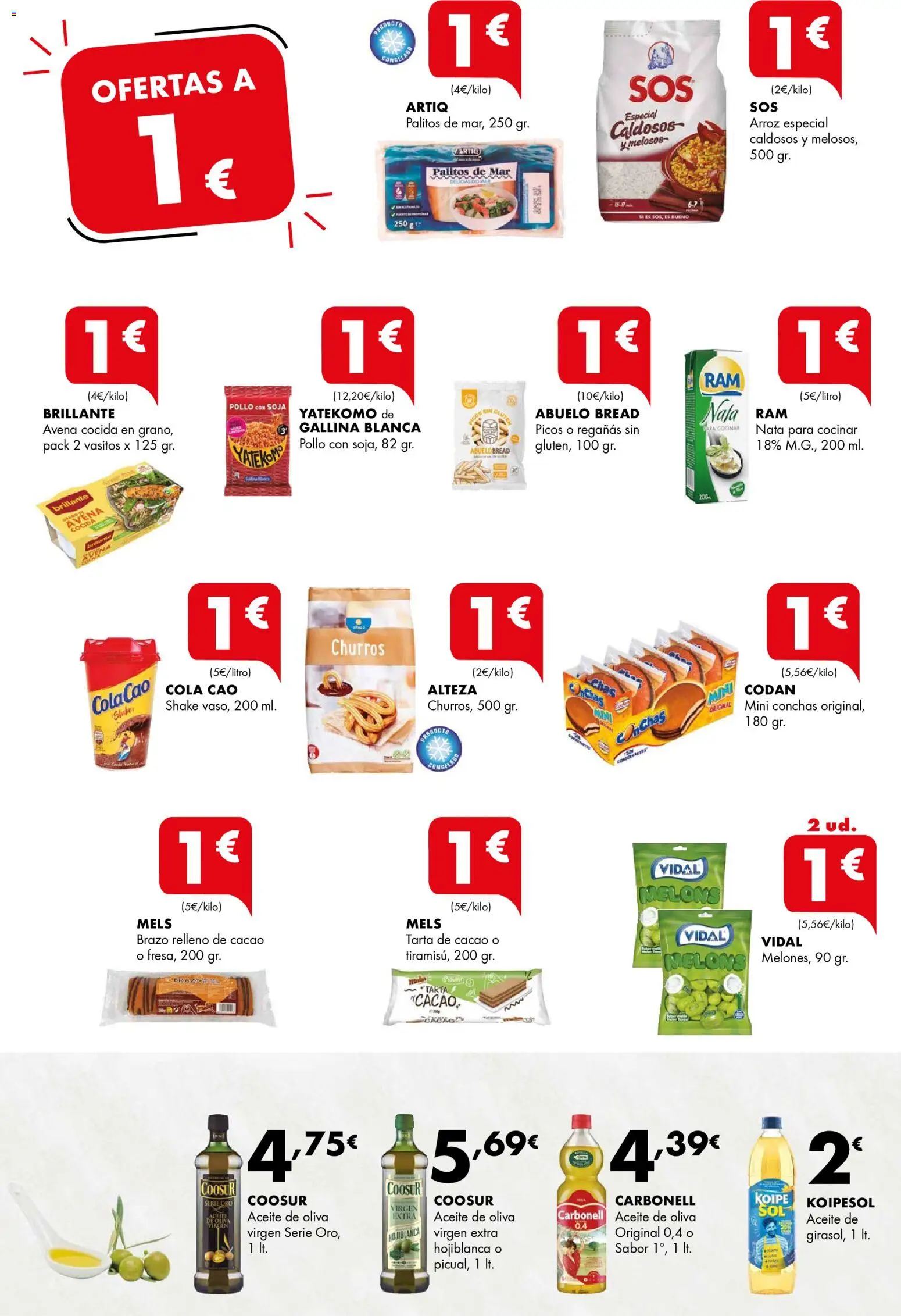 Lupa Supermercados folleto │ válido desde el 19.02.2026 | Página: 2 | Productos: Πιατοθήκη, Arroz, Aceite de oliva virgen extra, Φρυγανιές σικάλεως