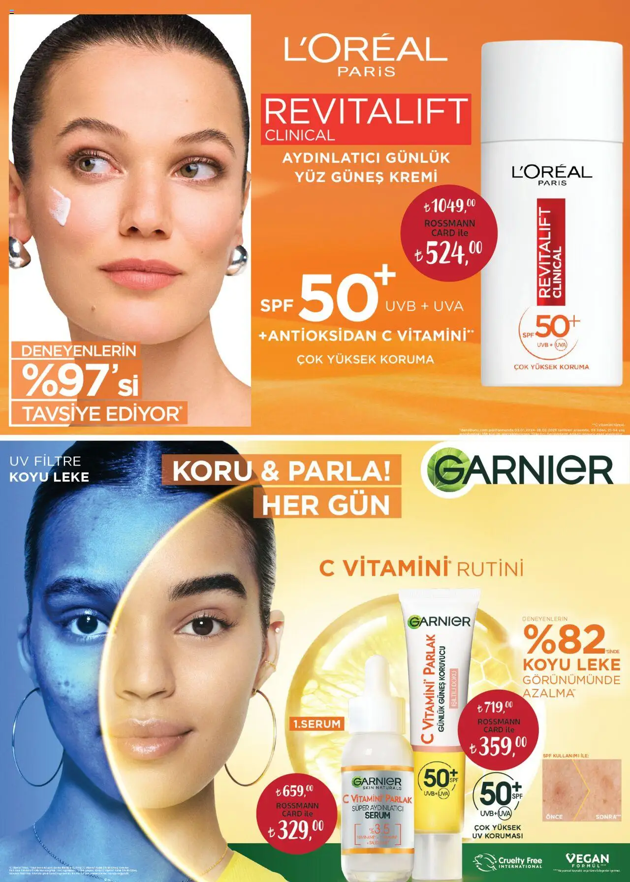 Rossmann İndirim - 29.05.2025 tarihinden itibaren geçerlidir | Sayfa: 16 | Ürünler: Güneş kremi