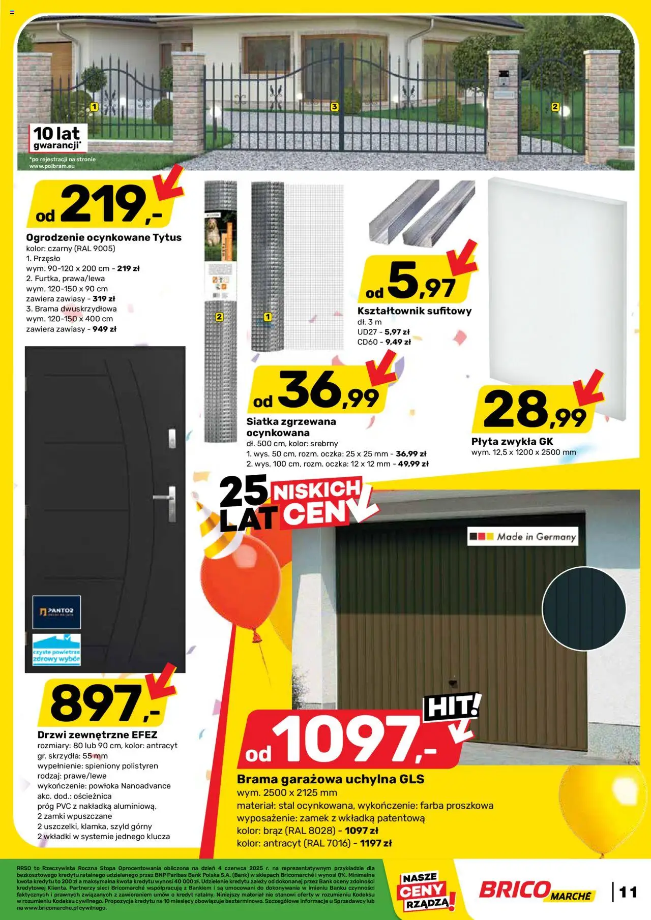 Brico Marché Gazetka od 11.06.2025 | Strona: 11 | Produkty: Siatka