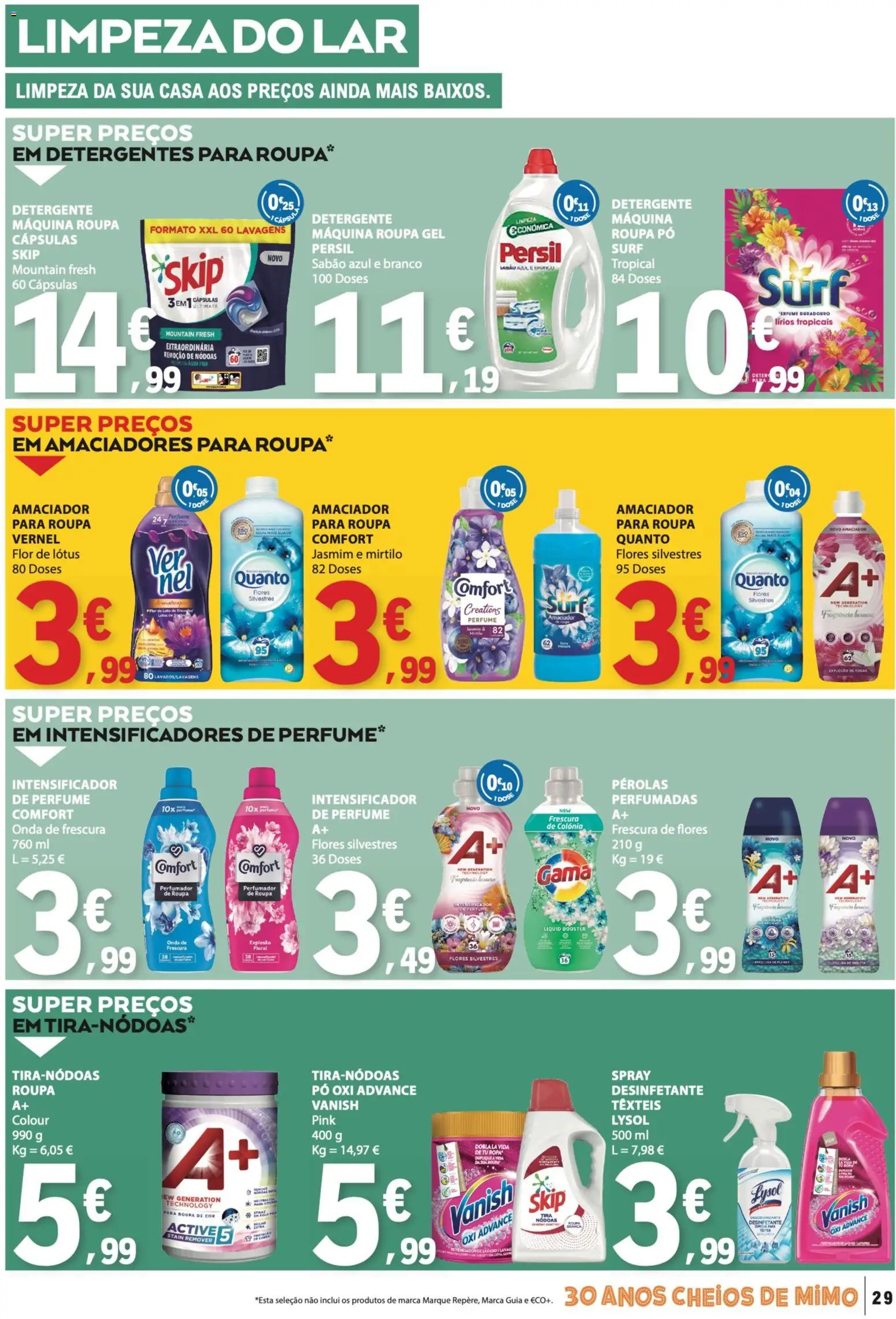 E.Leclerc folheto │ válido de 26.03.2026 | Página: 29 | Produtos: Flores, Perfume, Pó, Persil