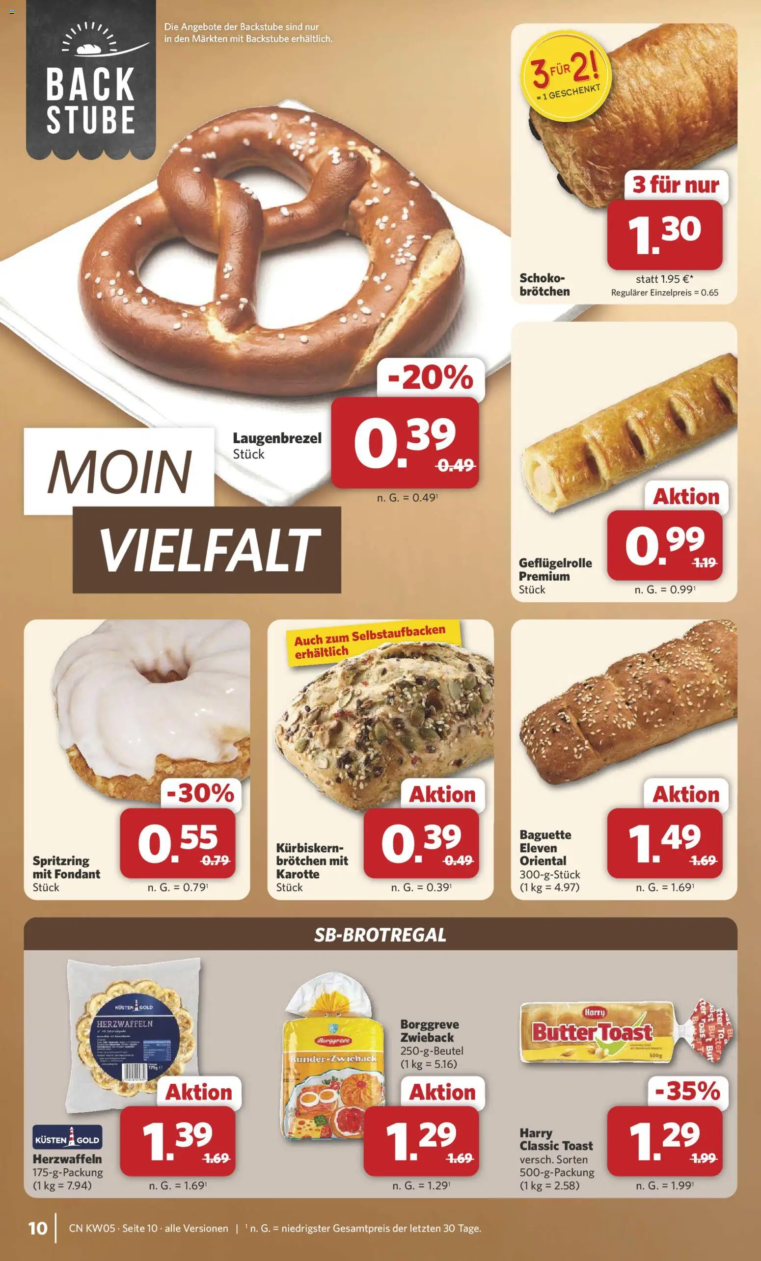 Combi Prospekt 	 – gültig ab 26.01.2026 | Seite: 10 | Produkte: Butter, Toast, Baguette, Karotte