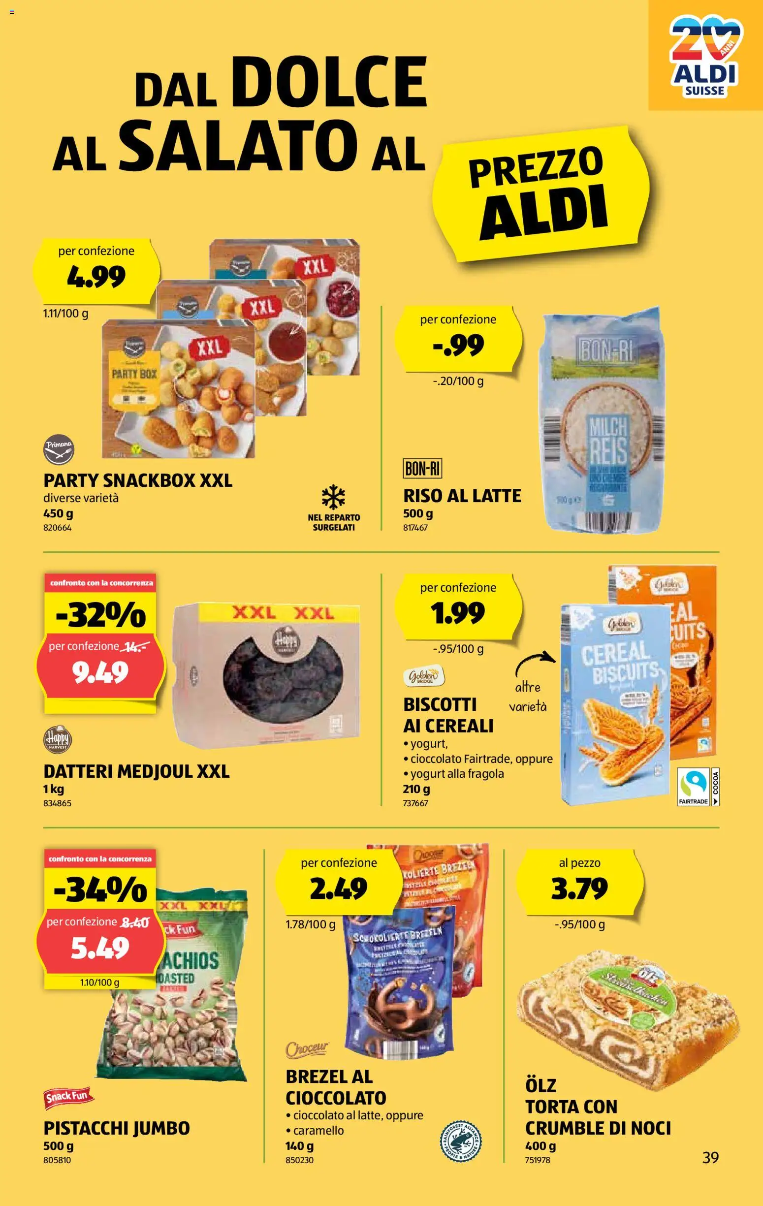 Aldi Aktionen IT – gültig ab 20.11.2025 | Seite: 40 | Produkte: Box, Milch, Reis